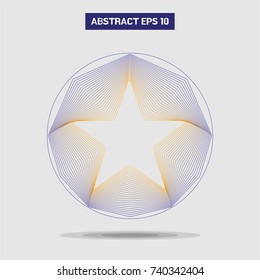 star line vector, symbol