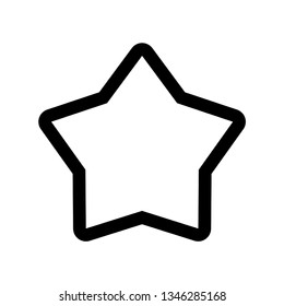 Star linear icon
