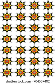 star Lines pattern, vector background.