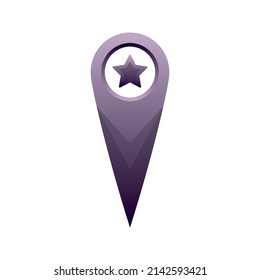 star location logo element design template icon