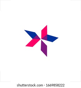 star logo abstract design geometric
