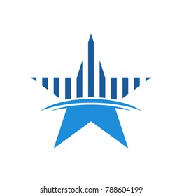 Star Logo Abstract Template Design