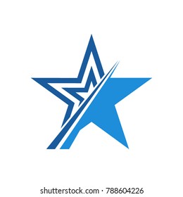 Star Logo Abstract Template Design