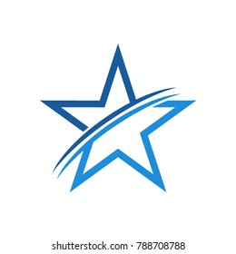 Star Logo Abstract Template Design