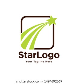 Star Logo. abstract vector logo. Design elements with star sign. Success symbol. Growth and start-up concept illustration.