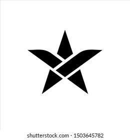 Star Logo Black Star Symbol
