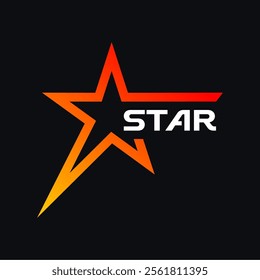 The star logo for the champion is in red and yellow gradations