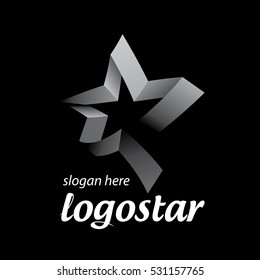 star logo of colored ribbons