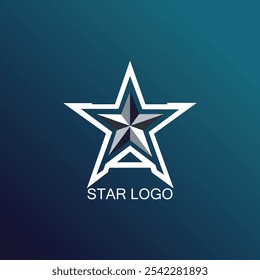 Star logo for company abstract and professional .