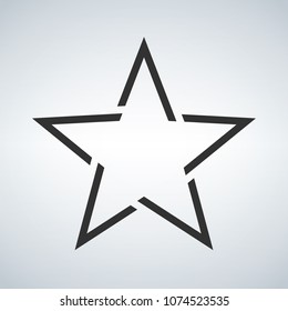 Star logo concept. Vector illustration isolated on modern background.