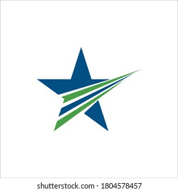 star logo concept vector sign