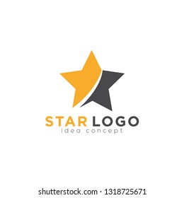 Star Logo, Creative Concept Template Vector 