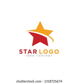 Star Logo, Creative Concept Template Vector 