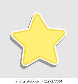 star logo desigen. cute little icon. vector illustration