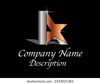 A Star Logo Design 04 -05, Exclusive, Premium Company Logo, Best Choice, Company Logo,Luxury Design , Elegance look



del