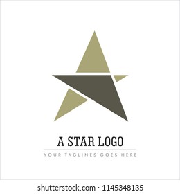 A STAR LOGO DESIGN