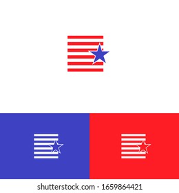 Star logo design concept. Armor logomark illustration. Can representing gun, pistol, army, defence, security.