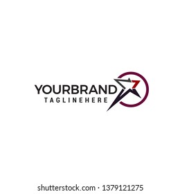 star logo design concept template vector