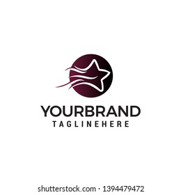 star logo design concept template vector