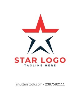 star logo design creative modern minimal concept