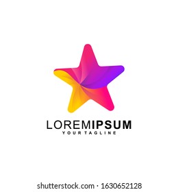 star logo design full color