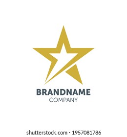 star logo design with geometry