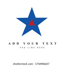 Diseño de logotipo de estrella y arte vectorial de ilustración 