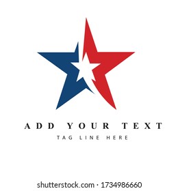 Star logo design & Illustration vector art 