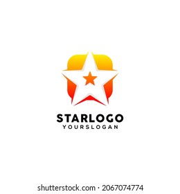 Sternlogo-Design-Vektorgrafik
