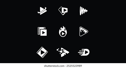 Diseño del logotipo de la estrella aislado en el fondo blanco