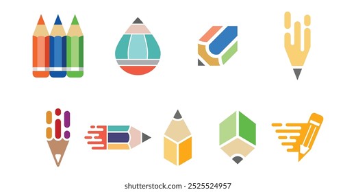 Star Logo Design isolated on white background