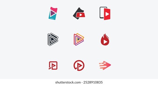 Star Logo Design isolated on white background