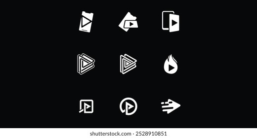 Star Logo Design isolated on white background