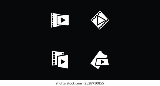 Diseño del logotipo de la estrella aislado en el fondo blanco