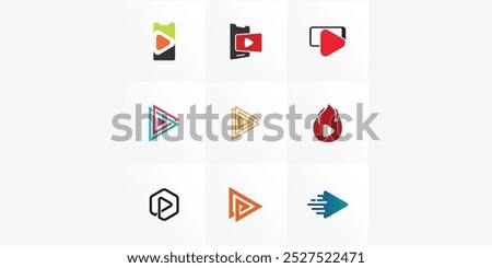 Star Logo Design isolated on white background