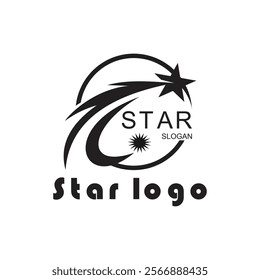 Star logo design simple concept Premium Vector