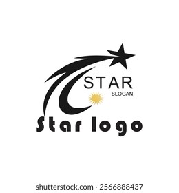 Star logo design simple concept Premium Vector