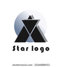 Star logo design simple concept Premium Vector