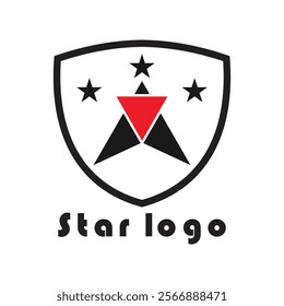Star logo design simple concept Premium Vector