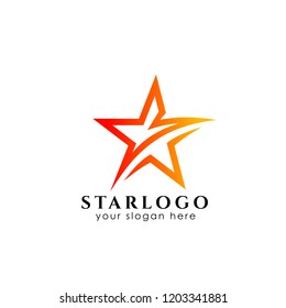 star logo design stock template. star vector icon