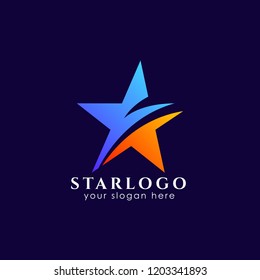 star logo design stock template. star vector icon
