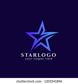 star logo design stock template. star vector icon