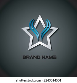 Star logo design stock template. star vector icon
