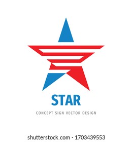 Star logo design. Success concept sign. Leadership creative icon. Rating symbol. Vector illustration. 