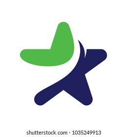 Star logo design template
