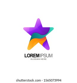 star logo design and template