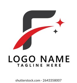 Star logo design template fast logo vector