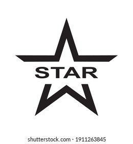 star logo design template vector