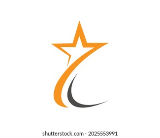 Star Logo Design Template Vector Element.