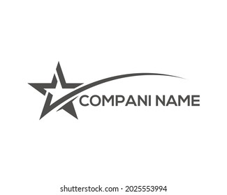 Design-Design-Vorlage für Sterne-Logo, Vektorelement.
